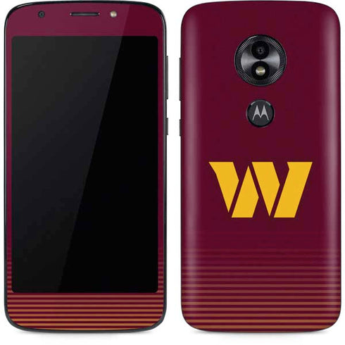 NFL Washington Commanders Breakaway Moto E5 Play Skin